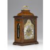 Samuel Watson walnut table clock turned